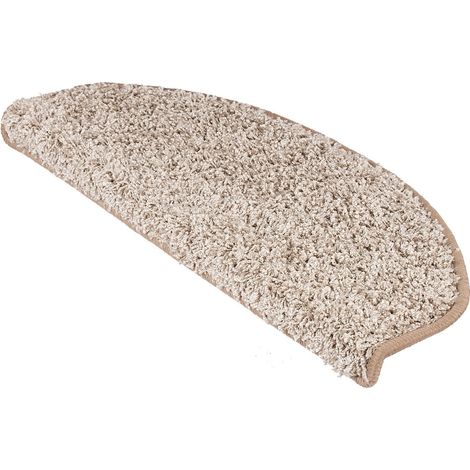 Stufenmatte Bali Beige Halbrund 19 x 56 cm