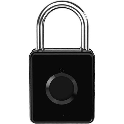 Cadenas à empreinte digitale étanche Cadenas à empreinte digitale Cadenas intelligent sans clé Cadenas à empreinte digitale Cadenas intelligent à empreinte digitale Argenté( ) (1/5)