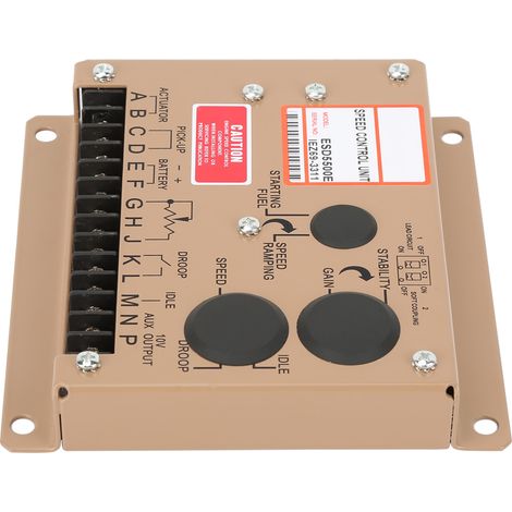 Panneau de commande du régulateur de vitesse du moteur électronique ESD5500E (1/5)