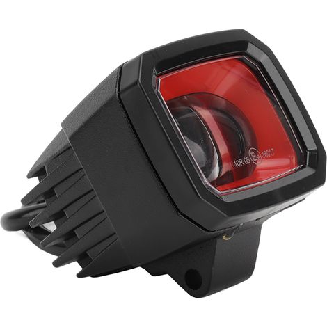 LED-Warnleuchte für Gabelstapler, 6000 K, hohe Helligkeit, Aluminiumlegierung, 12 V DC, Rot (1/5)