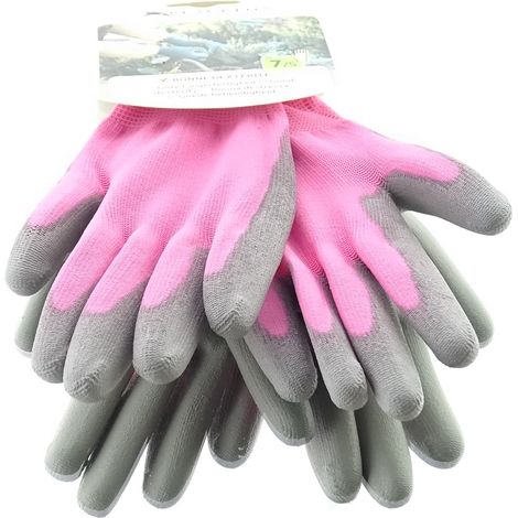BLACKFOX® Garten - Handschuhe Sensitive Fuchsia gute Fingerfertigkeit Größe 7/S (1/3)