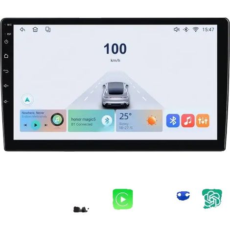 Autorradio, conectividad mejorada, interfaz fácil de usar, compatible con Nissan Qashqai J10 2006-2013, X6 Plus (8GB 256GB) 360B (1/2)