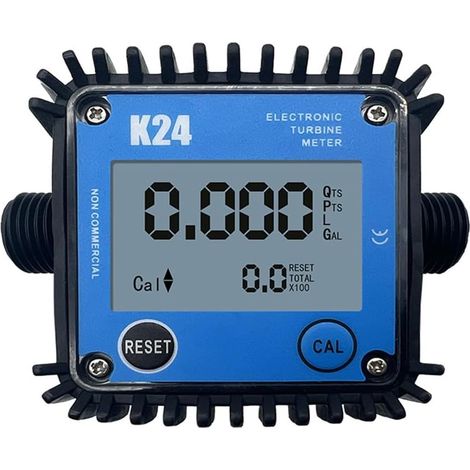 G1/4- G1 - Faible débit - Compteur numérique - Débitmètre à engrenages - Essence, hydraulique, de soja, eau facile à utiliser - 0,1-7 l/min. (1/5)