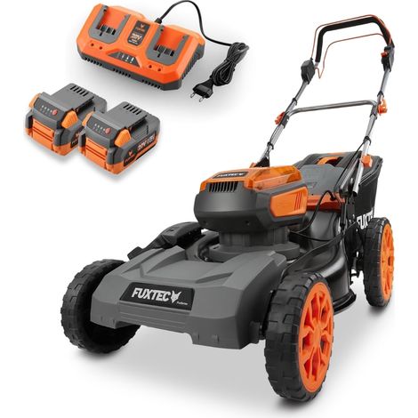 Tondeuse sans fil autotractée 40 V coupe 46 cm fonction mulching et bac 50 L (1/5)