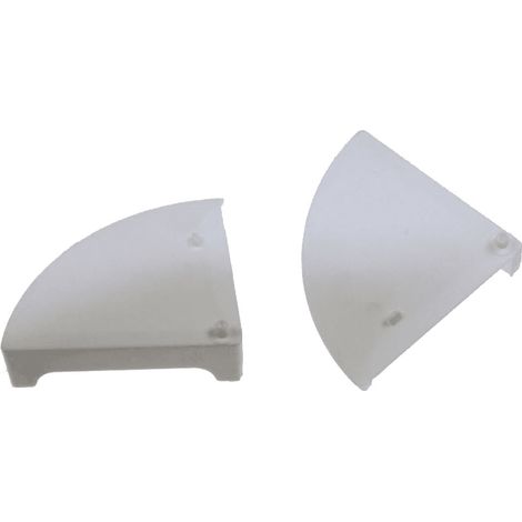 EMBOUT DE VISIERE GAUCHE ET DROIT BLANC POUR HOTTE AIRLUX - Z00SP014400B