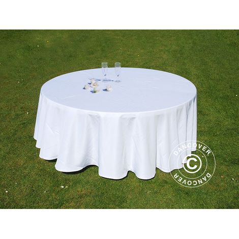 Mantel Ø154x64cm, Blanco - Dancover (1/2)