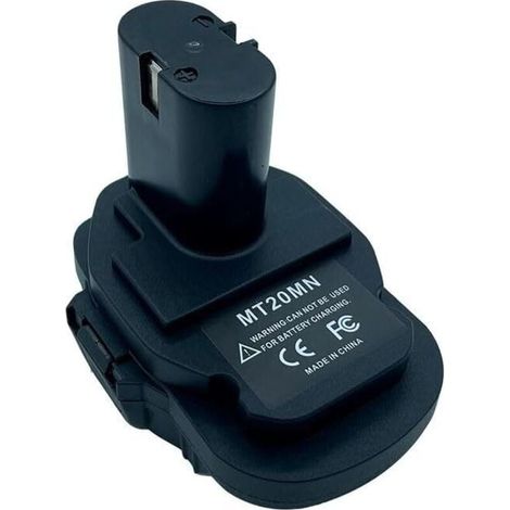 Adaptateur de batterie MT20MN pour batteries Makita 20V Li-Ion, convertit en batteries pour outils Makita 18V (1/4)