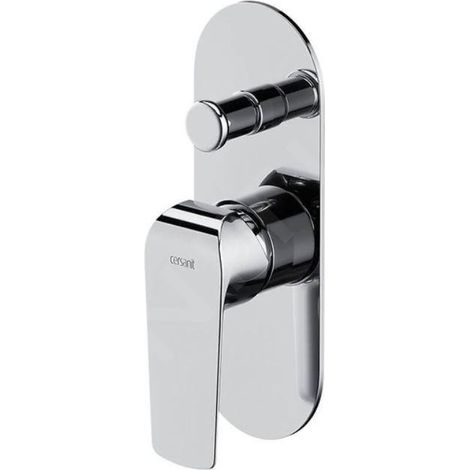 Cersanit City - Mitigeur encastré avec 2 sorties et corps d’encastrement, chrome S951-345 (1/2)