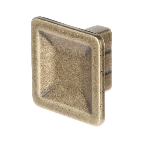 Pomo para mueble cuadrado, marrón natural, 16 mm, Citterio Giulio XK19 (1/3)