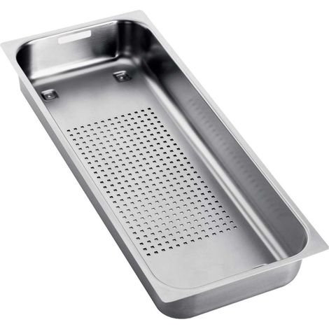 Franke – Bac d'égouttement inox 172x412x55 mm – Acier inoxydable – Pour évier de cuisine – Résistant à la corrosion (1/5)