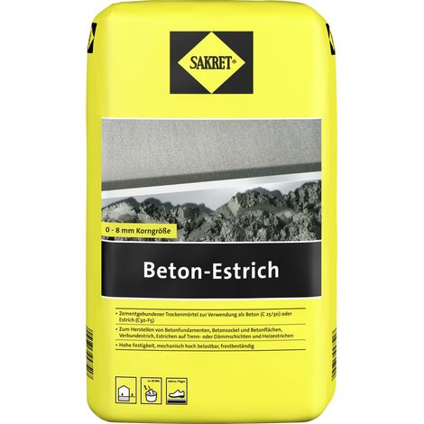 SAKRET Beton-Estrich 40 kg Sack Mörtel