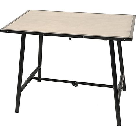 Rems Klappwerkbank Jumbo 1100 x 700 mm mit Multiplex Arbeitsplatte (1/2)