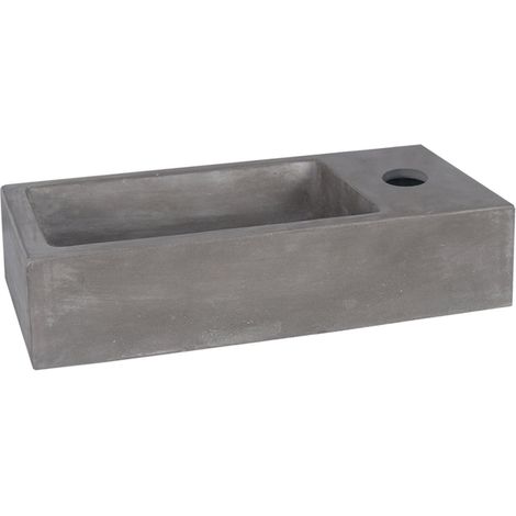 Differnz Lave-mains Gris foncé H9xl40xL22cm (1/5)