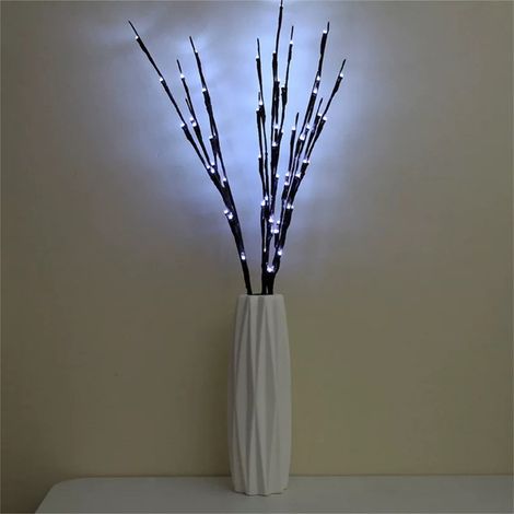 Lampe Branch - Guirlande Lumineuse À 20 Ampoules LED - 70 cm - Décoration Intérieure Et Extérieure - Alimentée Par Piles - Pour Fêtes Et Jardin (1/2)