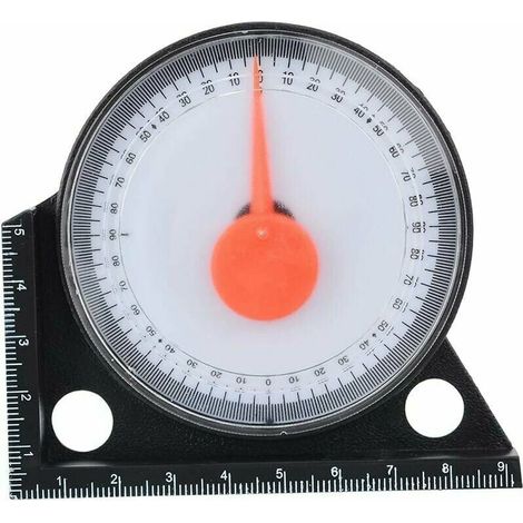 UlisemMini inclinomètre outil de mesure rapporteur de niveau d'inclinaison détecteur d'angle clinomètre mètre d'angle de pente avec Base magnétique (1/4)