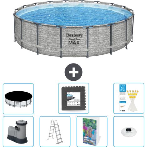 Bestway Steel Pro MAX Rund - 549x122 cm - 8-teilig  S608 (1/4)