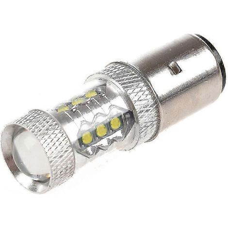 Ampoule de phare LED 16 x 80 W pour moto/cyclomoteur/scooter/quad Ba20d H6+ (annonces) (1/4)