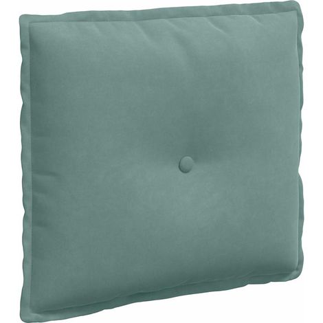 Back Pillow Sea Green 50 x 45 cm Corduroy Fabric vidaXL