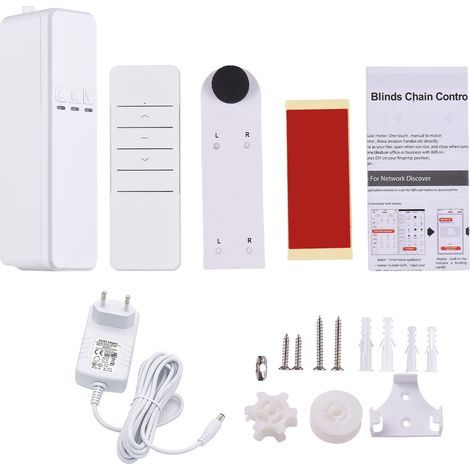 Ouvre-rideau automatique intelligent avec télécommande TY WiFi App/minuterie commande vocale et plus proche pour le bureau à domicile prise ue (1/5)