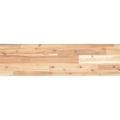 Maison Exclusive - Schweberegal 80x20x2 cm Massivholz Akazie Unbe