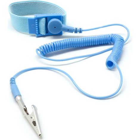 Pulsera antiestática ajustable con cable conexión a tierra (1/2)