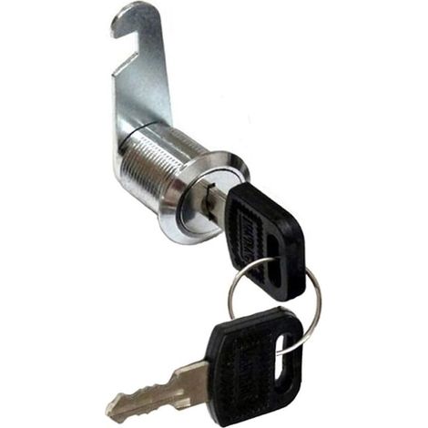 Serrure batteuse cylindre 30mm – Verrou de porte pour armoire et boîte aux lettres – Acier inoxydable – Installation facile (1/4)