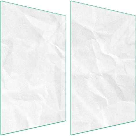 Assiette de protection en verre pour cuisine 2x35x52 blanche (1/5)