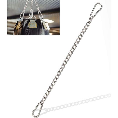 BEBUSINGOTO Cadena de extensión para sillas colgantes, sillas colgantes y hamacas con dos mosquetones, longitud ajustable (1/5)