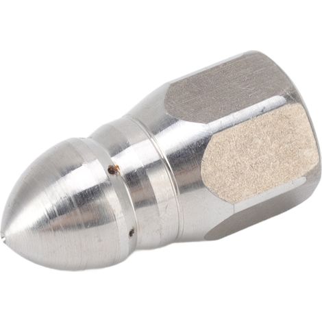 Buse de Lavage Haute Pression en Acier Inoxydable pour Débouchage de Canalisations Industrielles, Filetage Interne G1/4