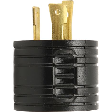 Adaptateur secteur Nema L5-30P vers TT-30R : prise secteur à verrouillage par rotation L5-30P vers adaptateur pour générateur de camping-car 30 A TT-30R (prise américaine 125 V). (1/5)