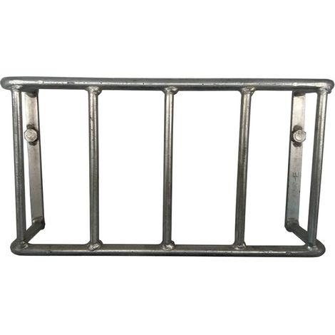 Maxter – Grille de protection pour feu 275 mm – Hauteur 140 mm – Pour espaces confinés – Acier galvanisé résistant à la chaleur