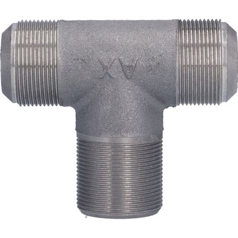 Gomito per compressore d'aria, collegamento stretto, elevata resistenza all'usura, resistenza alla corrosione, gomito a T solido e durevole (1/4)