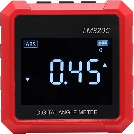Goniomètre électronique magnétique à 3 côtés, Mesure d'angle Relatif et Absolu (1/5)