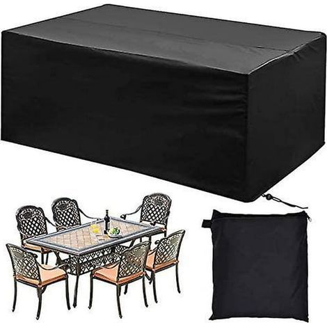 Garden Furniture Cover - Waterproof Protective Garden Table Cover for Garden Furniture Seating Groups - Breathable Cover for Garden Furniture Seating Sets, Garden Tables and Furniture Sets (1/4)