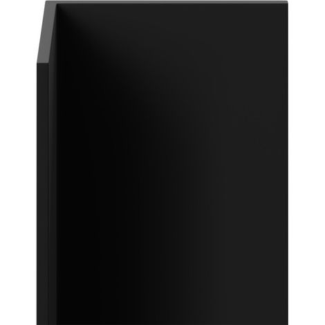 WholePanel Black 25mm Rigid PVC Angle Profile Corner Trim (1/5)