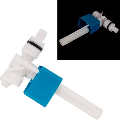 Válvula de inodoro profesional de entrada lateral de 1/2 pulgada – eje de cobre (ABS) (1/5)