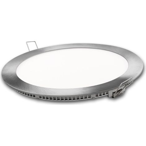 Downlight led redondo plata matel 18w 4200K