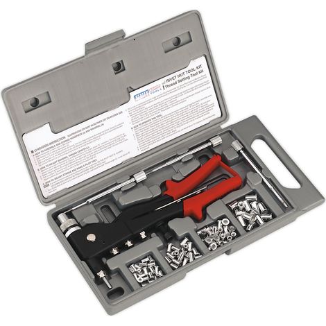 Sealey Blind Nut & Stud Riveting Kit AK396