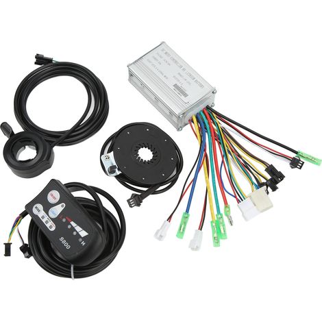 15A 36V 48V E-Bike-Controller, Standard-Geschwindigkeitsregler mit LED-Anzeige S800 für 250W 350W Motor (1/5)