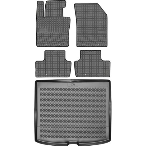 Volvo XC60 SUV ab 2017 SET - Gummifußmatten + Kofferraummatte (1/5)