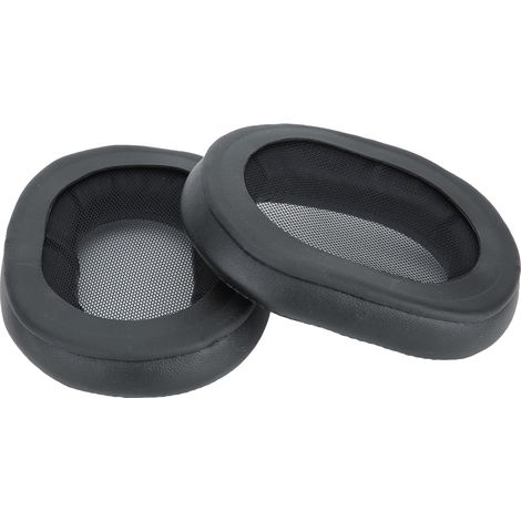 Lot de 2 coussinets d'oreille en coton noir, compatibles avec les casques Sony MDR-1ABT, MDR-1RBT et MDR-1RNC. (1/5)