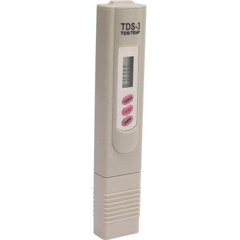Bolígrafo de prueba de calidad del agua TDS, pantalla digital LCD, sonda de aleación de Ti, prueba precisa, respuesta rápida, con detección de iones de metales pesados, para agua potable (1/5)