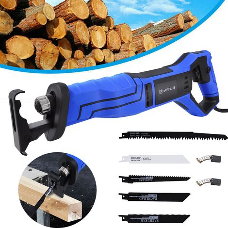 Powerful Reciprocating Saw Variable Speed Electric Sabre Saw Wood Metal Cutting