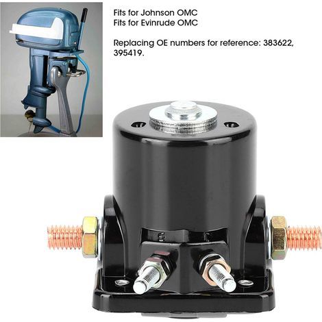 Anlasserrelais für Außenbordmotoren 383622 395419 - Hochleistungs-Elektrorelais
