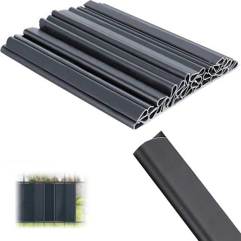 40 Pièces Clips De Fixation en PVC, 19×1.5cm Clips De Fixation en PVC Brise Vue, Clips De Fixation Brise Vue Cloture, PVC Fixation Bandes De Fixation, pour Le Jardin Et La Clôture (1/5)