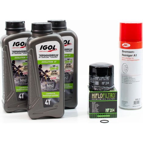 Kit Entretien Vidange pour YAMAHA XP 560 TMAX de 2022 à 2024 - IGOL PROPULS EVOLUTION 10W40 3L