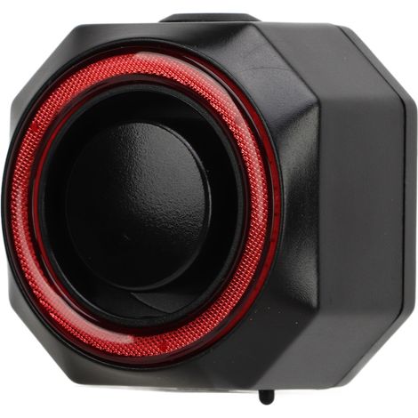 Fahrradrücklicht mit Diebstahlalarm, 4 Modi, einstellbarer Empfindlichkeit, Fernbedienung, wasserdicht, wiederaufladbar, für mehr Sicherheit beim Radfahren (1/5)