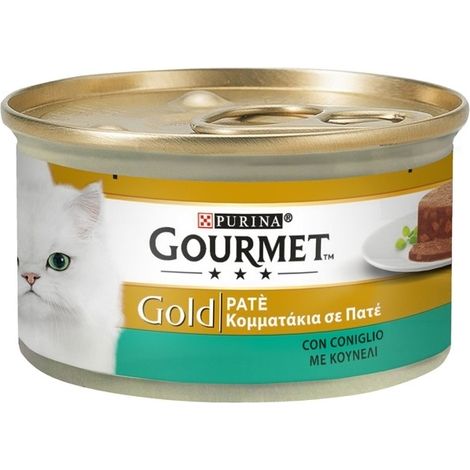 Gourmet gold Gatto Patè Coniglio gr. 85 PURINA