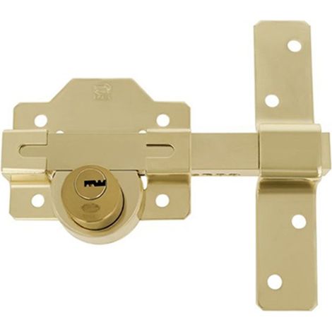 Lucchetto di sicurezza con chiave dorata mod. 88mm 6 6934 amici (1/3)