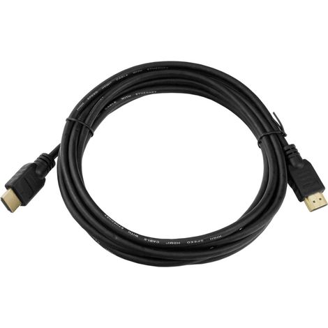 Câble HDMI 1.4 Akyga AK-HD-30A pour console UHD 4K 1080p, embouts plaqués or, 3 m
